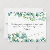 Nahum 1:7 English Burmese Ivy White Note Card ノートカード (正面)