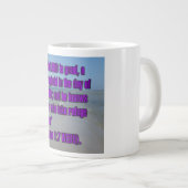 Nahum 1:7 WEBU Mug ジャンボコーヒーマグカップ (正面右)