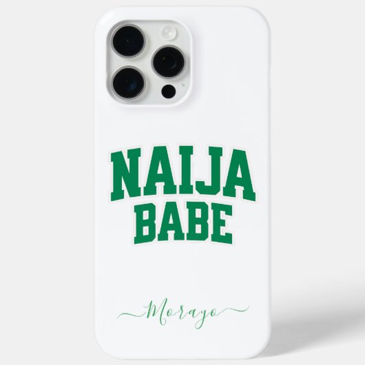 Naija Babe オリジナルスマホケース Case-Mate iPhoneケース (裏面)