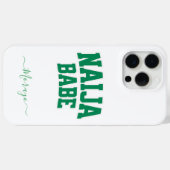 Naija Babe オリジナルスマホケース Case-Mate iPhoneケース (裏面 (横))