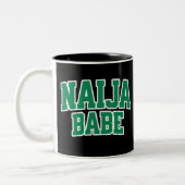 Naija Babe — ナイジェリアの誇り ツートーンマグカップ (左)