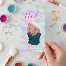 Nail Art Studio Stylish Opal Manicurist Artist