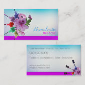 Nail Artist 名刺 (正面/裏面)