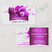 Nail Artist 名刺 (正面/裏面)