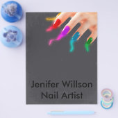 Nail Artist Flyer チラシ (シングル)