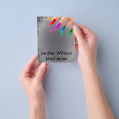 Nail Artist Flyer チラシ (手)