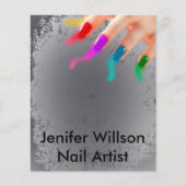 Nail Artist Flyer チラシ (正面)