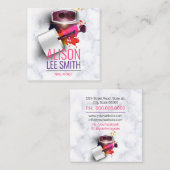 Nail Artist / Manicure スクエア名刺 (正面/裏面)