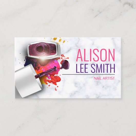 Nail Artist / Manicure 名刺 (正面)