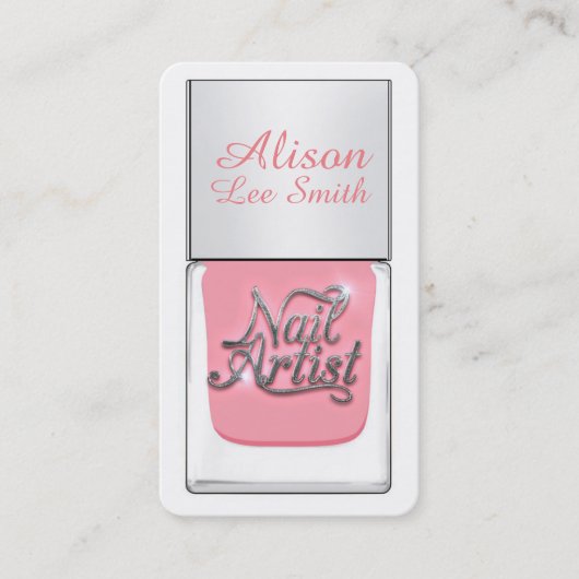 Nail Artist / Nail Polish 名刺 (正面)