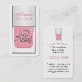 Nail Artist / Nail Polish 名刺 (正面/裏面)