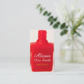 Nail Artist / Nail Polish 名刺 (スタンド正面)