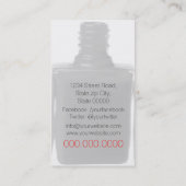 Nail Artist / Nail Polish 名刺 (裏面)