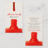 Nail Artist / Nail Polish 名刺 (正面/裏面)