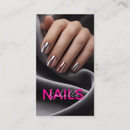 Nail Artist Photo Business Card 名刺