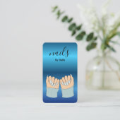 Nail Artist QR Code Business Card 名刺 (スタンド正面)