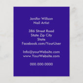 Nail Artist Salon チラシ (裏面)