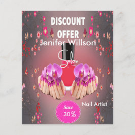Nail Artist Salon チラシ