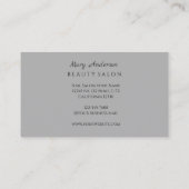 Nail Beauty Salon Business Card 名刺 (裏面)