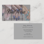 Nail Beauty Salon Business Card 名刺 (正面/裏面)