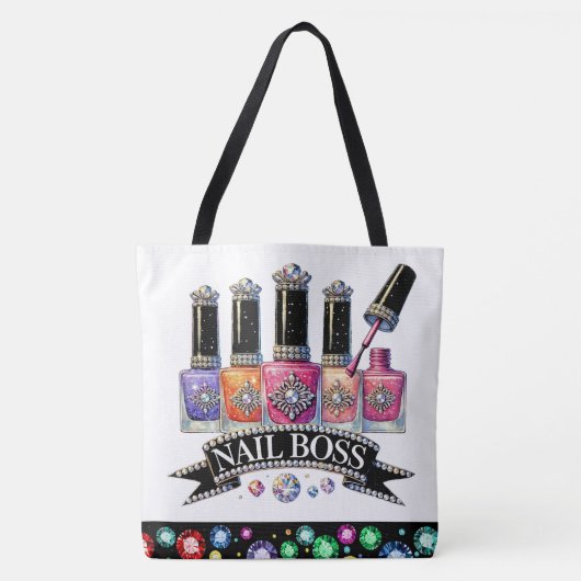 NAIL BOSS - 裏面にも注目! トートバッグ (正面)
