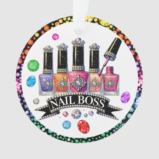 NAIL BOSS - 裏面もチェック! オーナメント (正面)