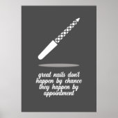 Nail Care Motivation Print ポスター (正面)