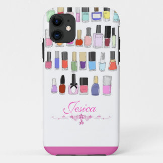 Nail polish bottles iPhone 11 ケース