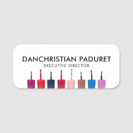 Nail Polish Color Set Nail Salon 名札
