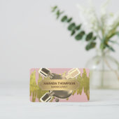 Nail Polish | Manicure | Gold Foil 予約カード (スタンド正面)