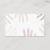 Nail Polish | Manicured Hands Drawing 名刺 (裏面)