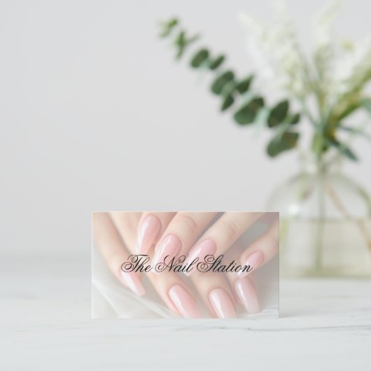 Nail Salon Classy Appointment Cards 名刺 (スタンド正面)