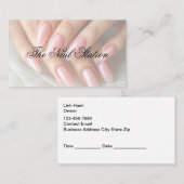 Nail Salon Classy Appointment Cards 名刺 (正面/裏面)