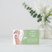 Nail Spa business cards 名刺 (スタンド正面)