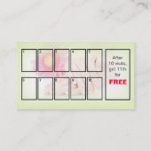 Nail Spa business cards 名刺 (裏面)