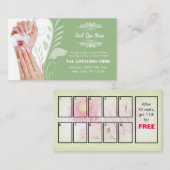 Nail Spa business cards 名刺 (正面/裏面)