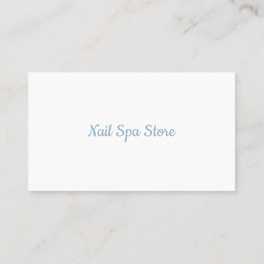 Nail Spa Business Cards 名刺 (裏面)