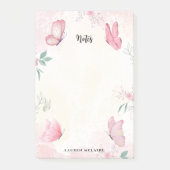 Nail Studio Custom Pink Butterflies ポストイット (正面)