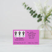 “Nail Tech Diva” Nail Technician  Business Card 名刺 (スタンド正面)