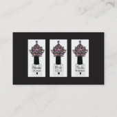 “Nail Tech Diva” Nail Technician  Business Card 名刺 (裏面)