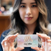 Nail Tech Manicure Watercolor 名刺