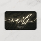 Nail Tech Nail Artist Manicure Specialist Sand 名刺 (正面)