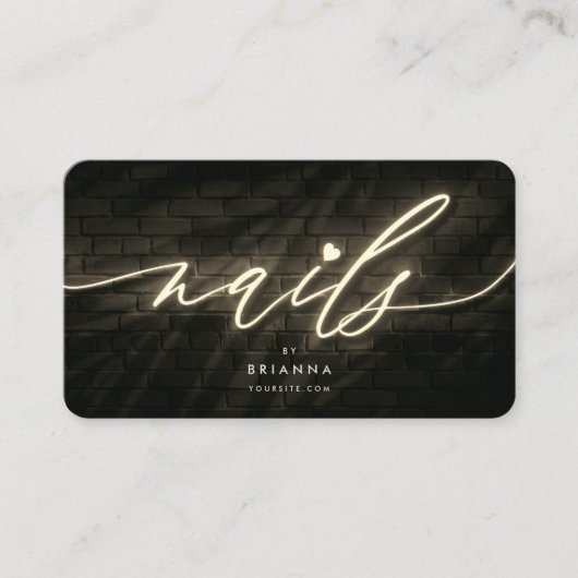 Nail Tech Nail Artist Manicure Specialist Sand 名刺 (正面)