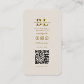 Nail Tech Nail Artist Manicure Specialist Sand 名刺 (裏面)