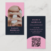 Nail Tech Qr Code Photo  名刺 (正面/裏面)