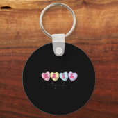 Nail Tech Valentine's Day Heart Manicurist Cosmeto キーホルダー (正面)