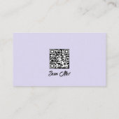 Nail Technician Custom QR 名刺 (裏面)