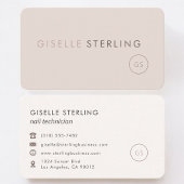 Nail Technician Feminine Professional 名刺