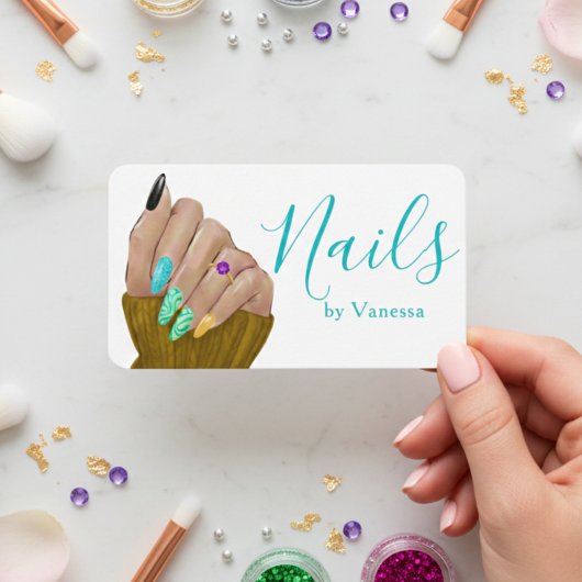 Nail Technician & Manicurist Home Nail Salon 名刺