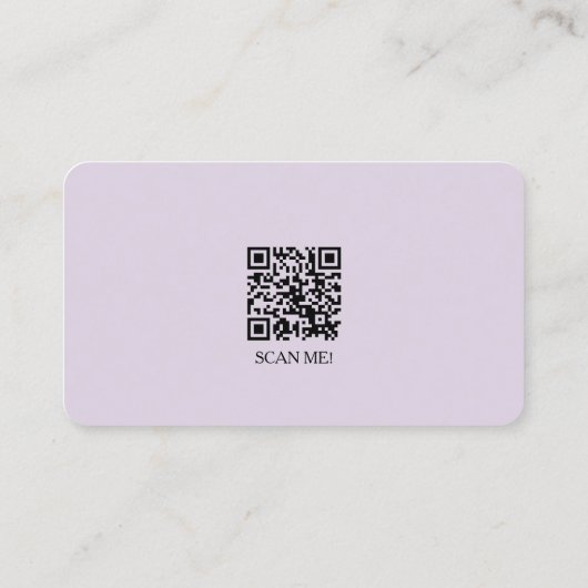 💅🏻 Nail Technician QR 名刺 (裏面)